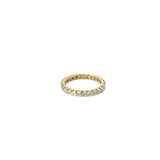 18ky Yellow Gold 1ct G VS2 Round Diamond Eternity Ring