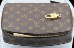 Pre-owned Louis Vuitton Monogram Jewelry Travel Accessory Case with Lock