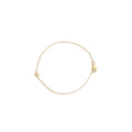 14k Yellow Gold .05CT G VS2 One Diamond on Bezel Diamond By the Yard