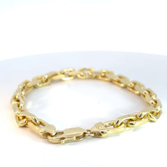 14k Yellow Gold 40.7 gram Hermes Bracelet Size 8 inch