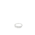 14k White Gold .83ct F VS2 5 Diamond Anniversary Band