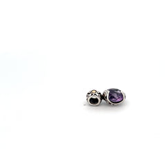 Pre-Loved John Hardy Batu Sari 18k Yellow Gold and 925 Silver Purple Amethyst Pendant