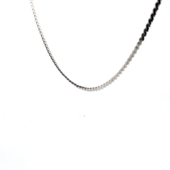 14k White Gold 12.2 gram S Link High Polish Necklace 18"inch