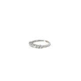 14k white gold.50ct F VS2 (7) Round diamond wedding ring