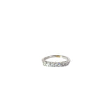 14k white gold.50ct F VS2 (7) Round diamond wedding ring