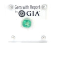4.26ct Octagonal Emerald Colombia Natural F 2 Loose Stone Certified By GIA#6237423285