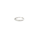 14k White Gold .30ct G SI1 Round Diamond Wedding Band