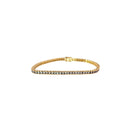 18k Rose Gold 3.00ct VS2 Natural Pink Round Diamond Tennis Bracelet