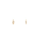 14k Yellow Gold Polished Hinged Hoop Earrings