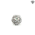 Platinum 3.00ct D,E,F VS Baguette/ 1.55ct K SI2/ I1 Round Center Diamond Ballerina Ring Size 6.5