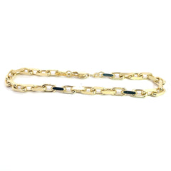 14k Yellow Gold 17.3 Gram Link Bracelet 8" inch