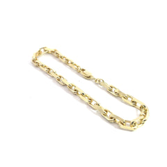 14k Yellow Gold 17.3 Gram Link Bracelet 8" inch