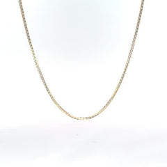 14k Yellow Gold 9.9 Gram Box Chain 22 inch 1.64mm