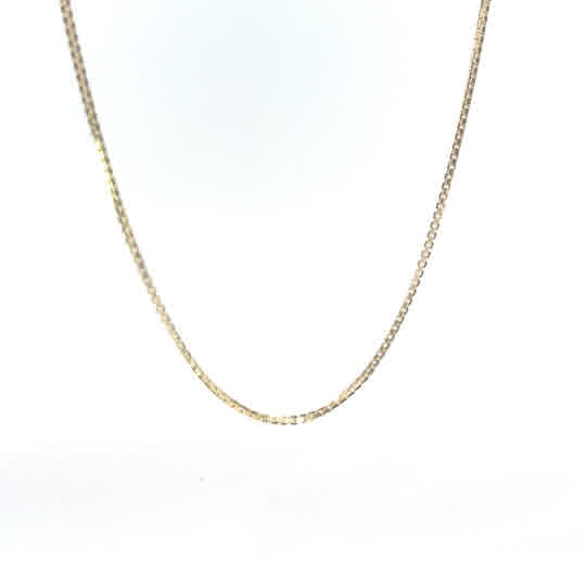 14k Yellow Gold 9.8Gram Box Chain 22 inch 1.64mm