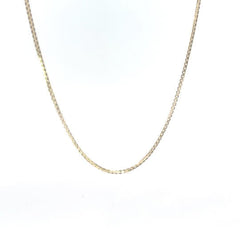 14k Yellow Gold 9.9 Gram Box Chain 22 inch 1.64mm