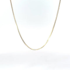 14k Yellow Gold 9.9 Gram Box Chain 22 inch 1.64mm