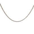 14k white gold 4.90ct G SI1 Round Diamond Tennis Necklace
