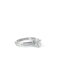 Pre-Owned Tiffany & Co. Platinum 1.06ct Round Diamond Solitaire Channel  Band  Size 6