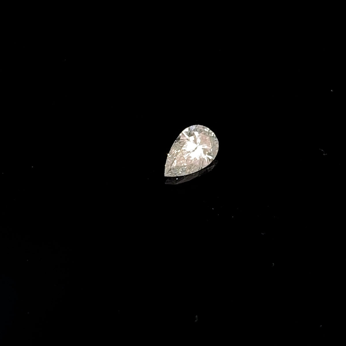 1.06ct Pear Natural Light Gray Diamond Certified by GIA #16198085