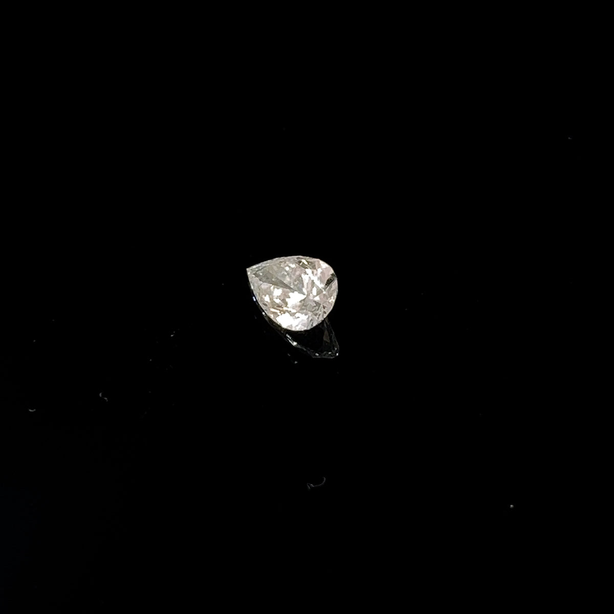 1.06ct Pear Natural Light Gray Diamond Certified by GIA #16198085
