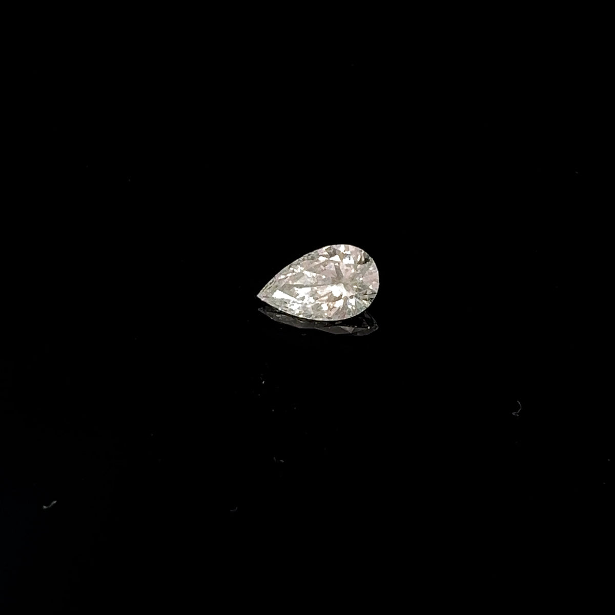 1.06ct Pear Natural Light Gray Diamond Certified by GIA #16198085