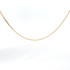 14k Yellow Gold 5.79 gram Micro Cuban Chain 1.75mm  24" inch