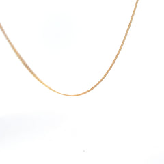 14k Yellow Gold 5.79 gram Micro Cuban Chain 1.75mm  24" inch