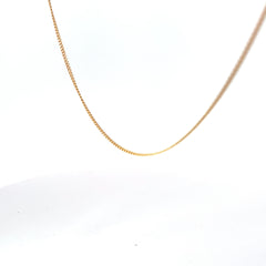 14k Yellow Gold 5.79 gram Micro Cuban Chain 1.75mm  24" inch