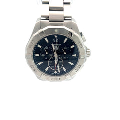Pre-owned Tag Heuer Aqua Racers /Black Dial/ Steel/ Cay 1110.BA0927