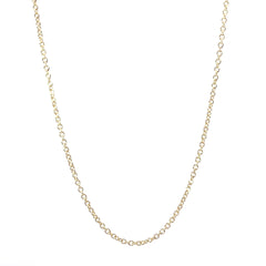 14k Yellow Gold 5.5 Gram Round Cable Necklace 1.75mm 20"inch