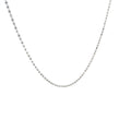14k White Gold Beaded Chain 5.06 grams