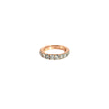 14k Rose Gold 1.50ct J SI1 (9) Diamond Wedding  Band Size 6 1/2
