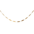 14k Yellow Gold Mirror Finish Gold Necklace 18" inch 1.6 gram