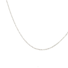 14k White Gold 8.5 gram Razzo Necklace 22"inch