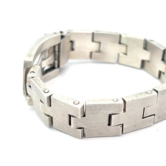 Stainless Steel Buckle Bracelet 1/2 wide 8" inch 91.6 gram