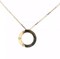 Pre-Loved 18k Rose Gold Cartier Love Necklace 12.6 gram