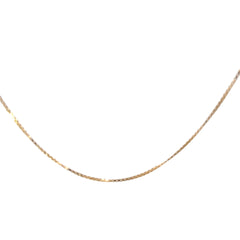 14k Yellow Gold Micro Franco Necklace 7.7 gram