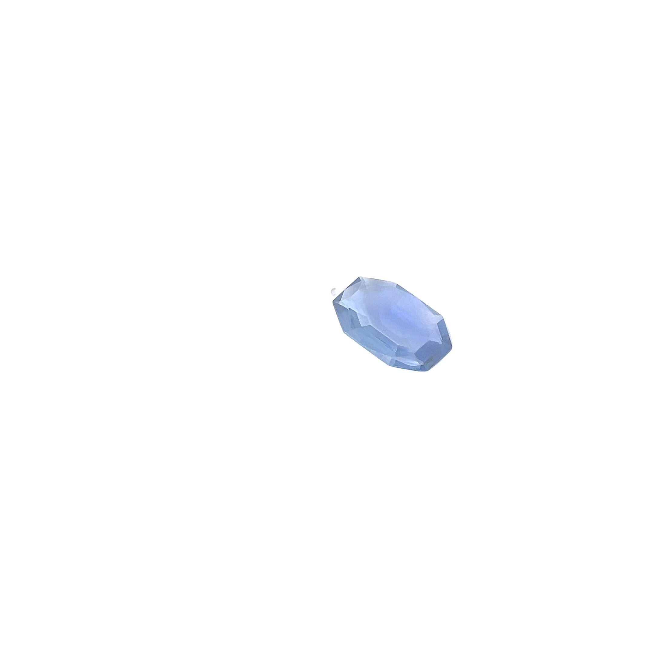 GIA Certified Octagonal Natural Blue Sapphire