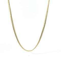 14k Yellow Gold 12.2 Gram Cuban Link Necklace 22"inch 2.6mm