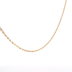 14k Rose Gold 6.7 gram Rope Chain 18'inch