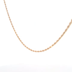 14k Rose Gold 6.7 gram Rope Chain 18'inch