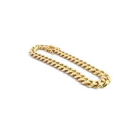 14k Yellow Gold 41.1 Gram Cuban Link Bracelet 8"inch