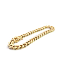 14k Yellow Gold 41.1 Gram Cuban Link Bracelet 8"inch