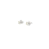 14k White Gold .90CT J VS2 Round Diamond Stud Earrings
