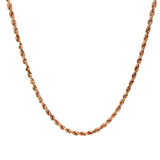 14K ROSE GOLD 4.90GRAM ROPE CHAIN