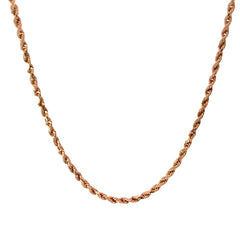 14K ROSE GOLD 4.90GRAM ROPE CHAIN