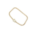 14k yellow gold 2.00ct G Vs2 Round  Diamond Cuban Link Bracelet