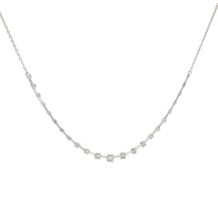 14K WHITE GOLD 1.05CT G VS2 DIAMOND NECKLACE