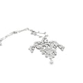 18k White Gold 3.25ct F VS2 Round Diamond Chandelier Style Pendant