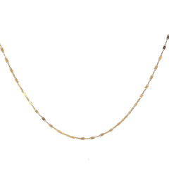 14k Yellow Gold 4 Grams Fancy Link Necklace 20"inch